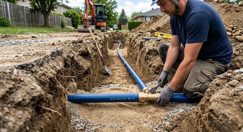 Water Line Installation Service